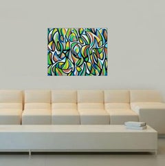 Ritmi di primavera, Pittura, Acrilico su tela