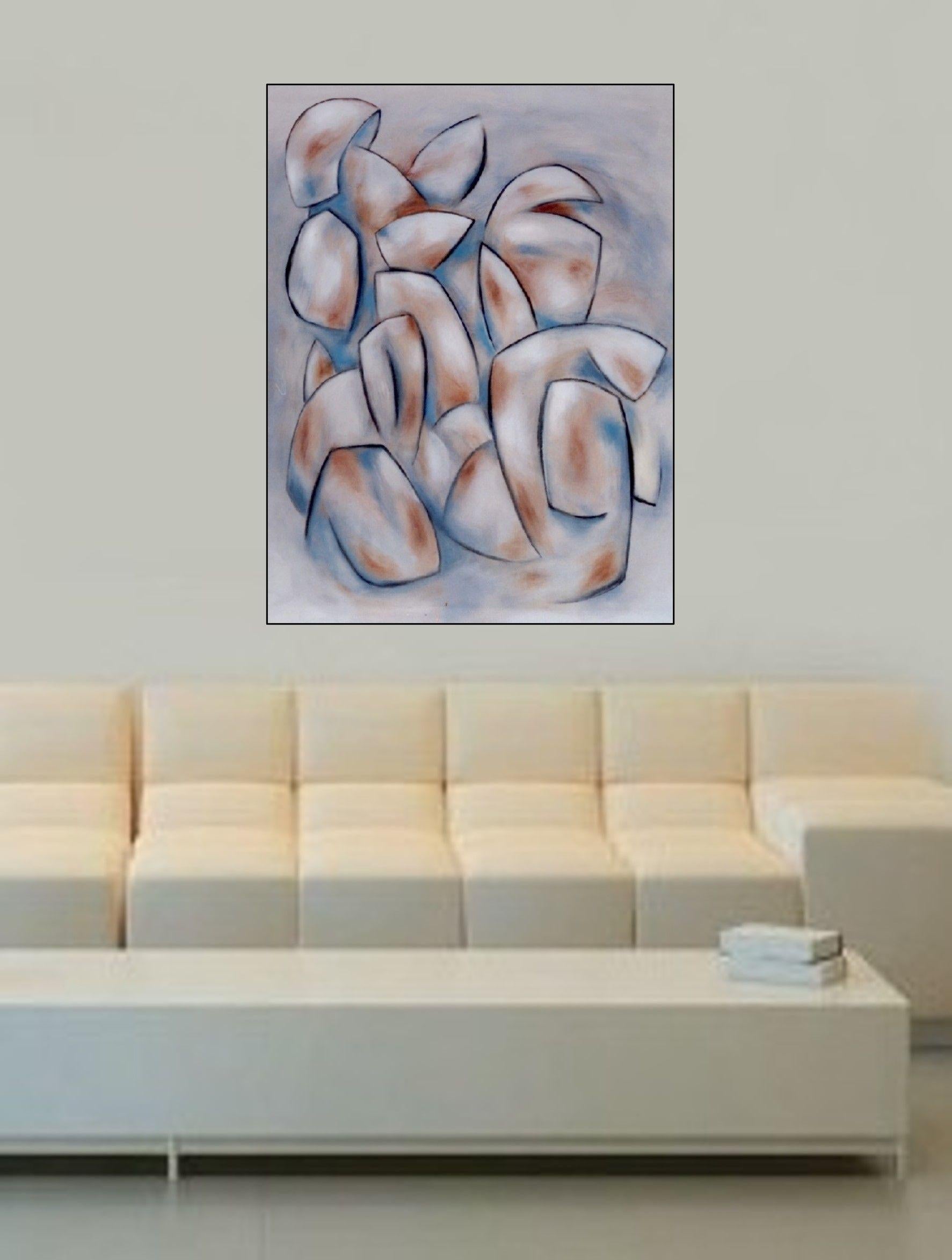 The Audience, Painting, Oil on Canvas For Sale 1