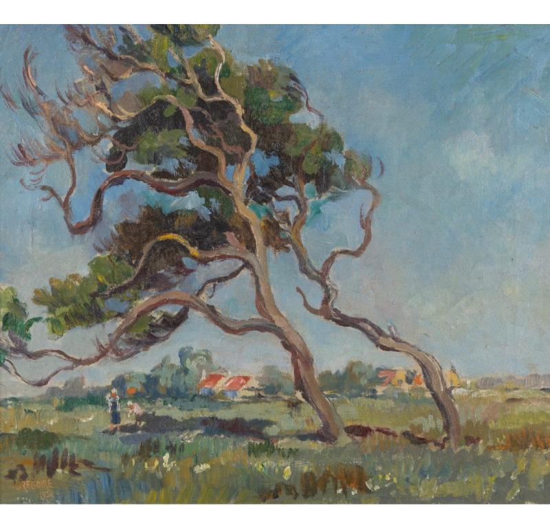 Paisaje con un árbol, Pintura al óleo sobre lienzo de Gregoire Boonzaier, 1939

Más información:
Técnica: Óleo sobre lienzo
30.5 x 35.6 cm
12 x 14 pulg.
Firmado y fechado

Gregoire Boonzaier nació el 31 de julio de 1909 en un ambiente artístico,