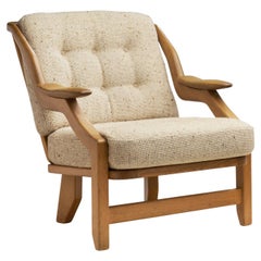 “Grégoire” Lounge Chair by Guillerme et Chambron for Votre Maison, France 1960s