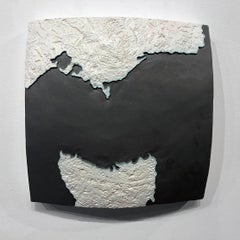 „“Choke II: Bass Strait (Tasmania & Australien)“ – Keramikskulptur – Karte