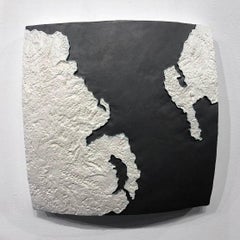 "Choke II: North Cannel (Ireland & Scotland)" - ceramic - map - Louise Nevelson