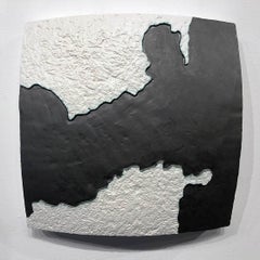 Choke II: Strait of Gibraltar (Spain & Morocco) - ceramic - map - black & white