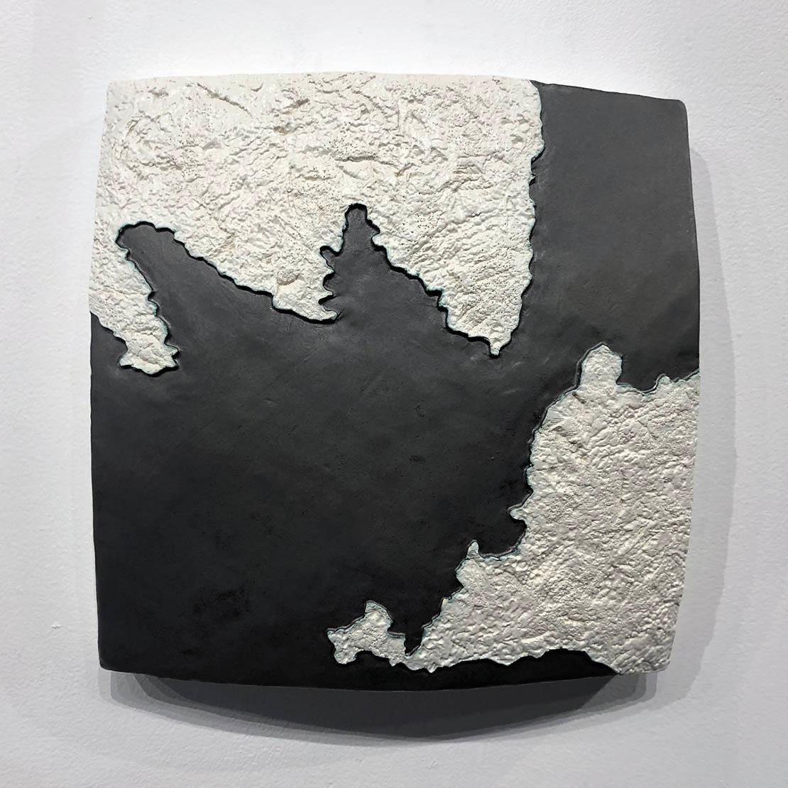 Choke II: Sunda Strait (Java & Sumatra, Indonesia) - ceramic - map - Sculpture by Gregor Turk