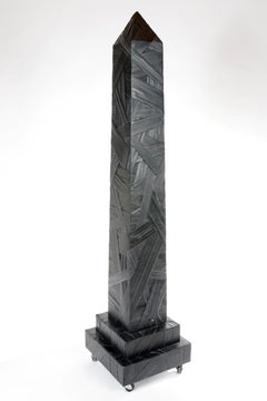 "Monument Series: Mini-Conveyor #5" - obelisk - moveable land marker - sculpture
