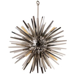 Eichholtz, Chandelier "Gregorian" in Chromed Metal, Contemporary Work