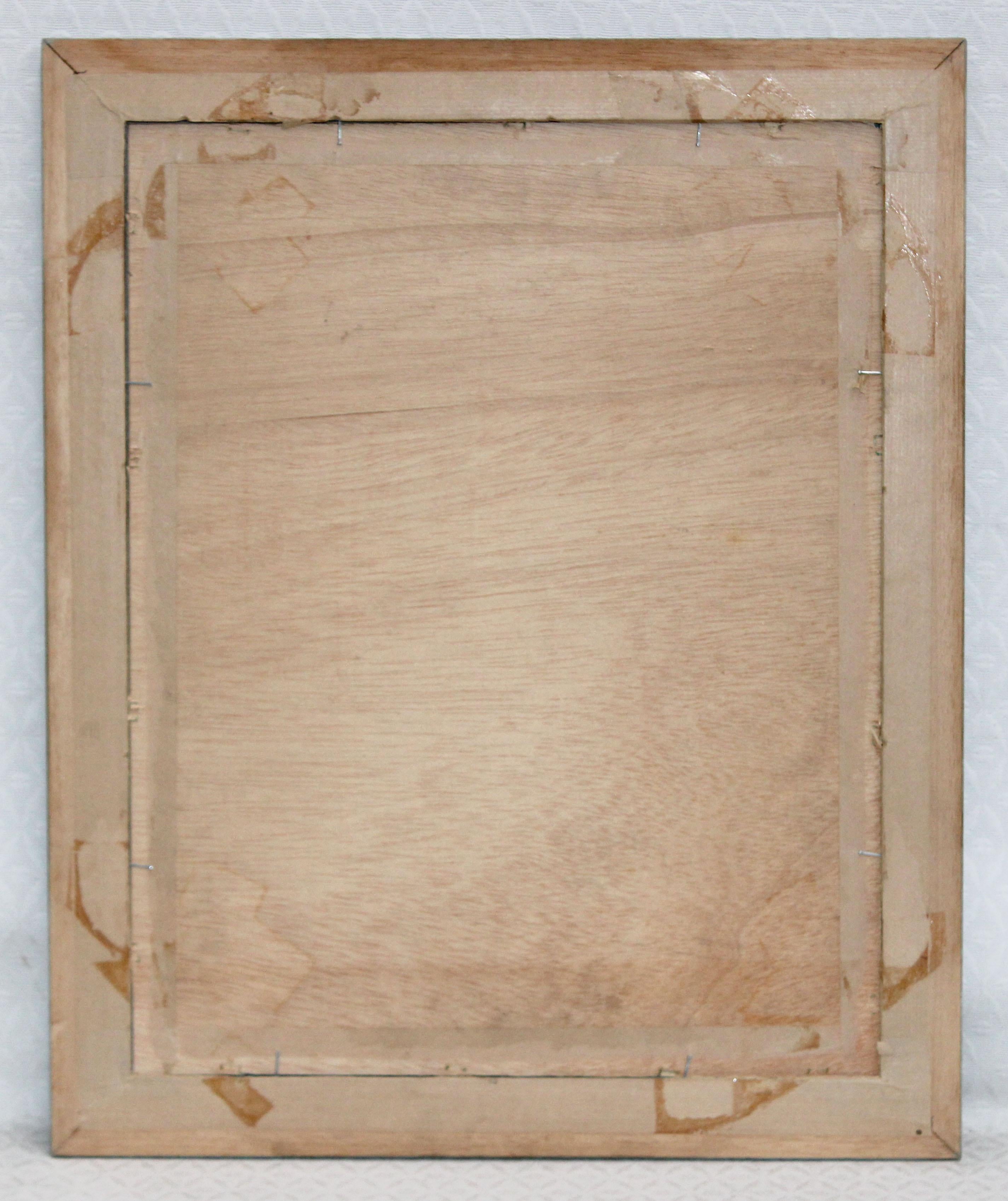 Gregorio Muñoz Montoro (1906-1978) - Técnica mixta - Interior con figuras en venta 5