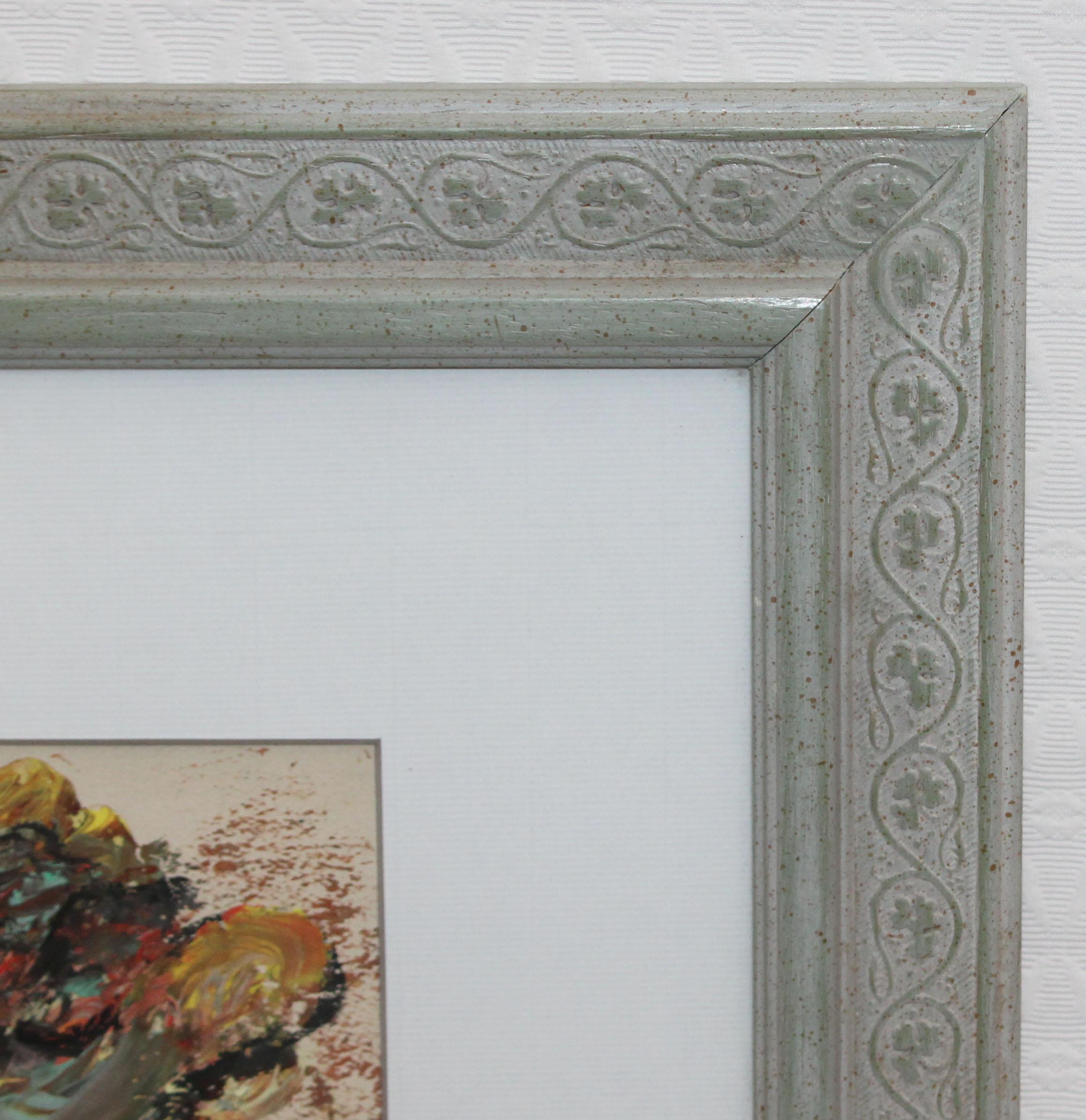 Gregorio Muñoz Montoro (1906-1978) - Técnica mixta - Interior con figuras en venta 4