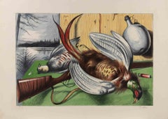 After the Hunt - Lithograph by Gregorio Sciltian - 1968