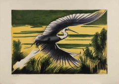 Garza - Litografía de Gregorio Sciltian - 1968
