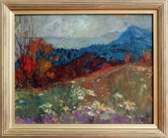 Crepuscolo d'autunno. 1981., cartone, olio, 40x50 cm