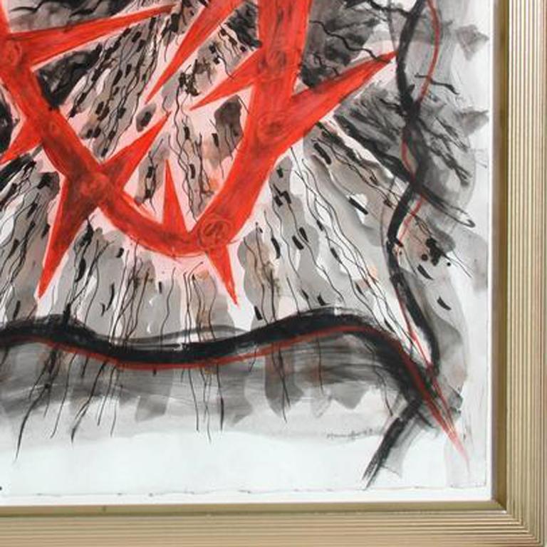 Expulsion, Abstract Expressionist Painting by Gregory Amenoff For Sale 3
