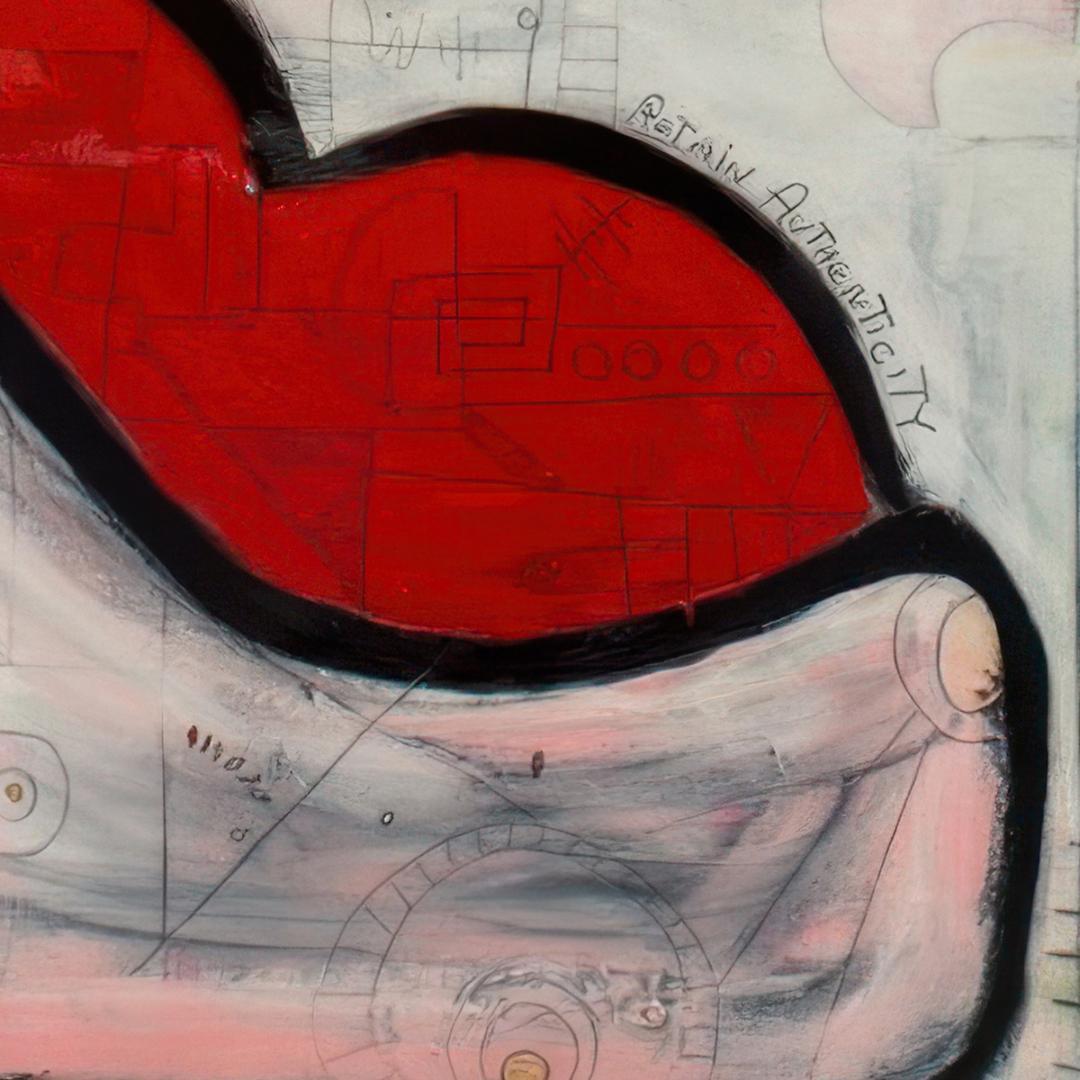 Pittura contemporanea su tela, Faccia di San Vicente # 2 - Painting Espressionismo astratto di Gregory Beylerian  