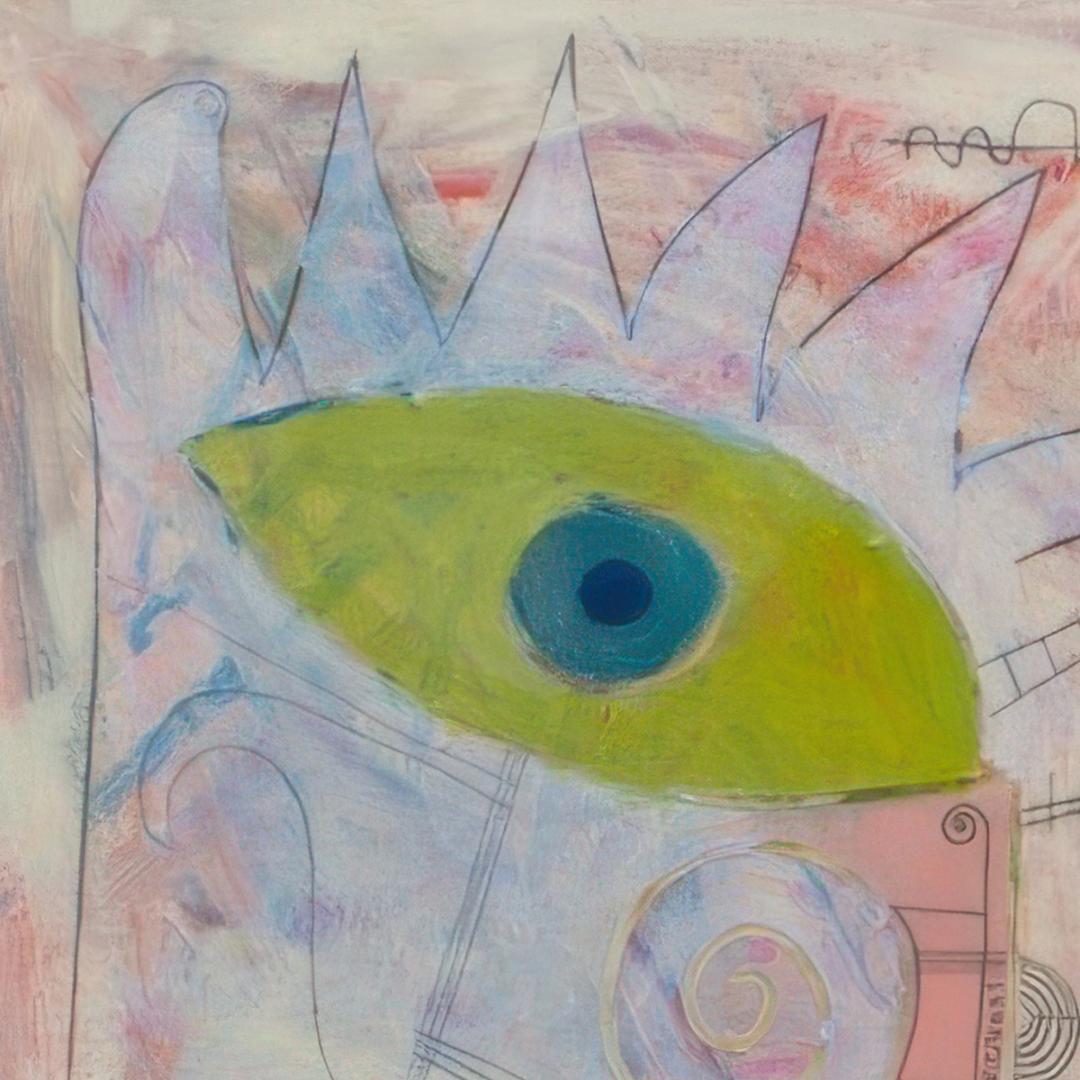 Pintura contemporánea sobre lienzo, Cara de San Vicente nº 4 - Painting Expresionismo abstracto de Gregory Beylerian  