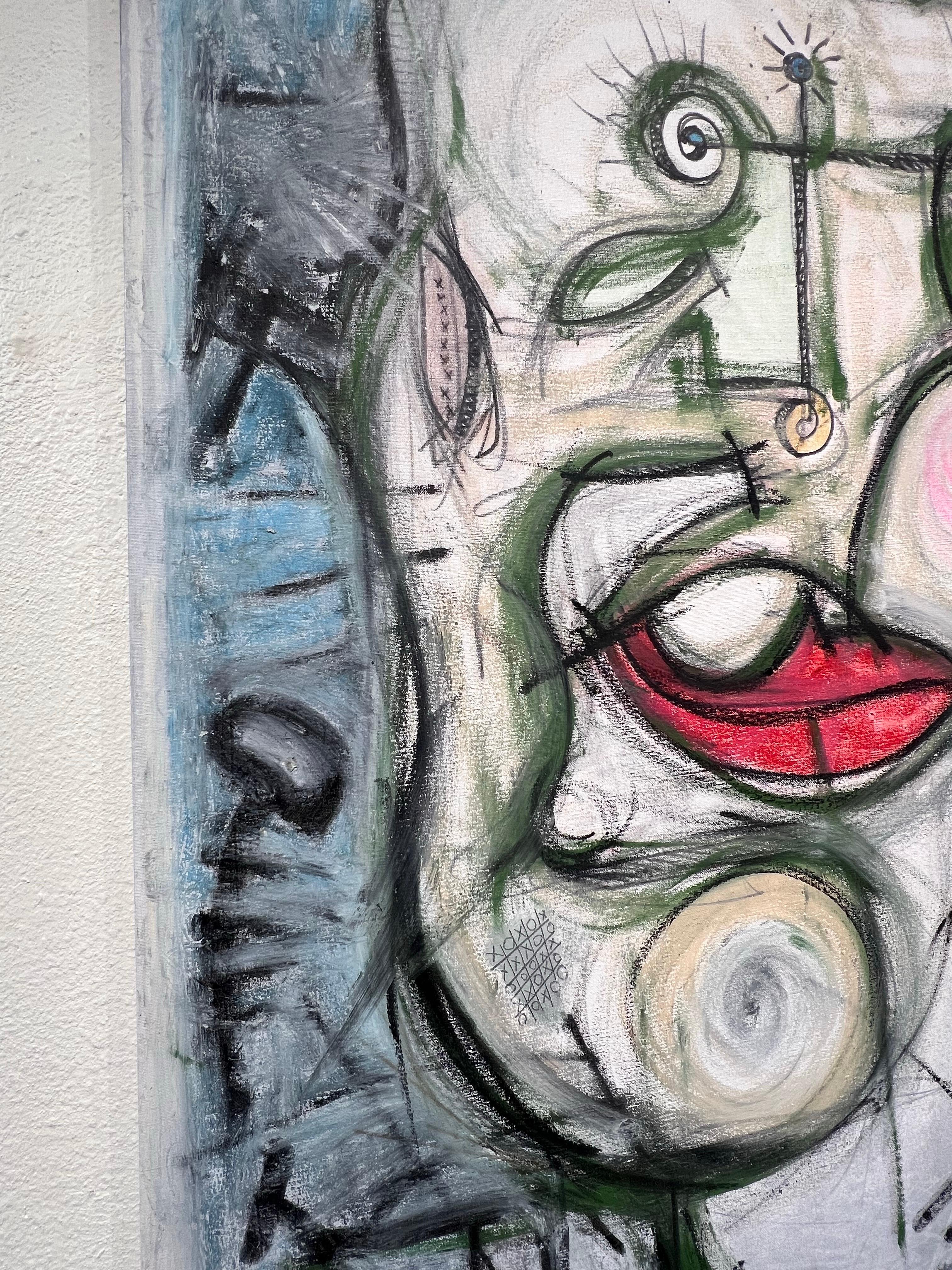 Volto contemporaneo , L'abbondanza è ciò che sono. - Painting di Gregory Beylerian
