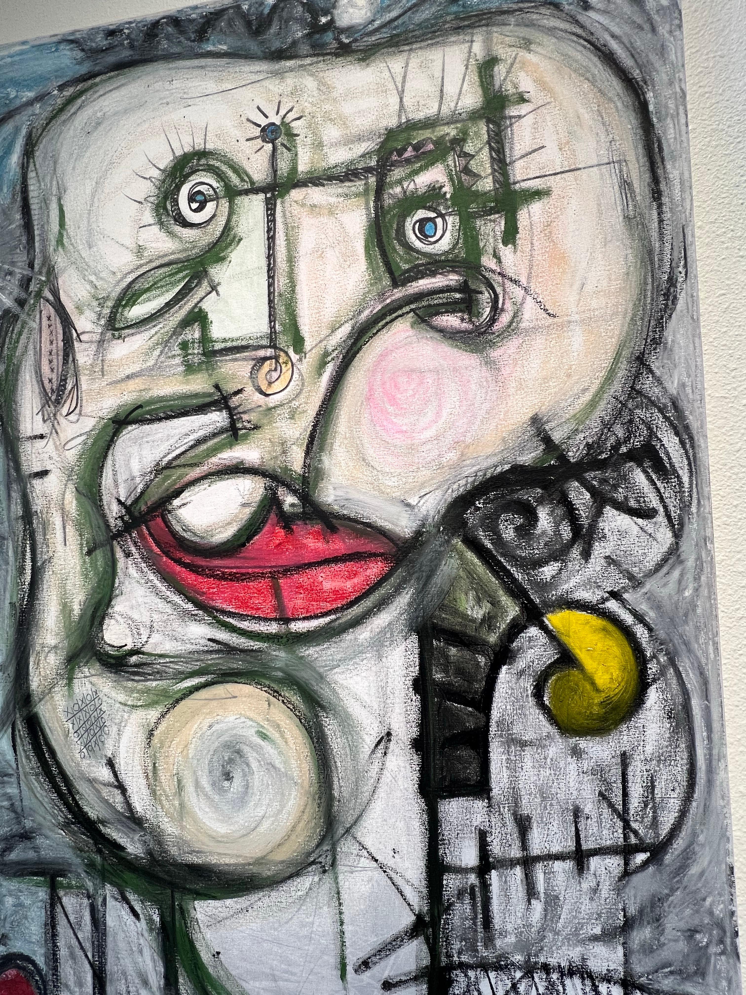 Le dimensioni dell'opera sono 40x30 pollici, olio su tela. 
L'abbondanza è ciò che sono
Questo quadro è un riflesso della mia trasformazione personale. Porta due delle mie firme: una prima di un evento cruciale della mia vita e una dopo.