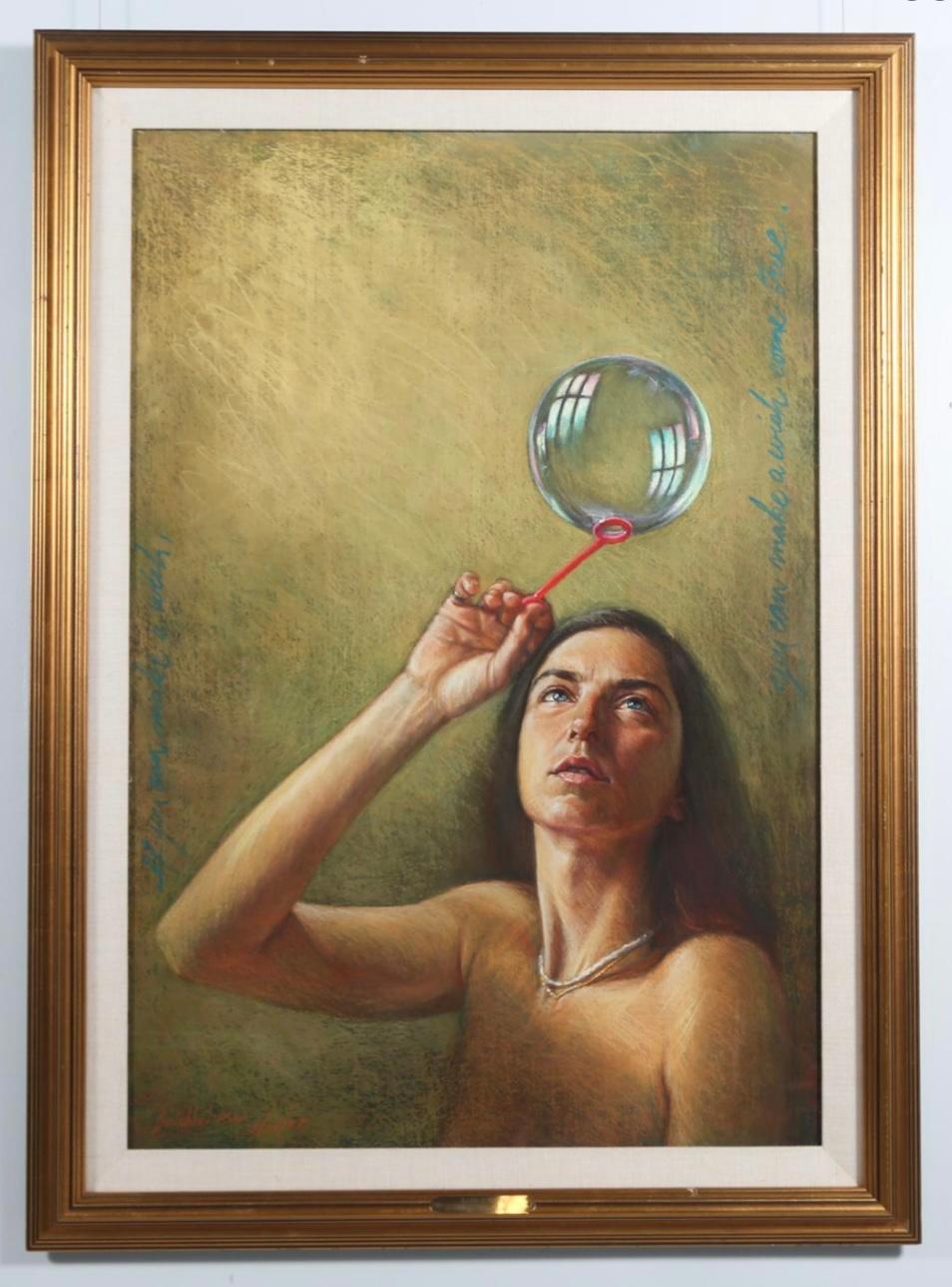 “Make a wish” - Painting by Gregory Biolchini 
