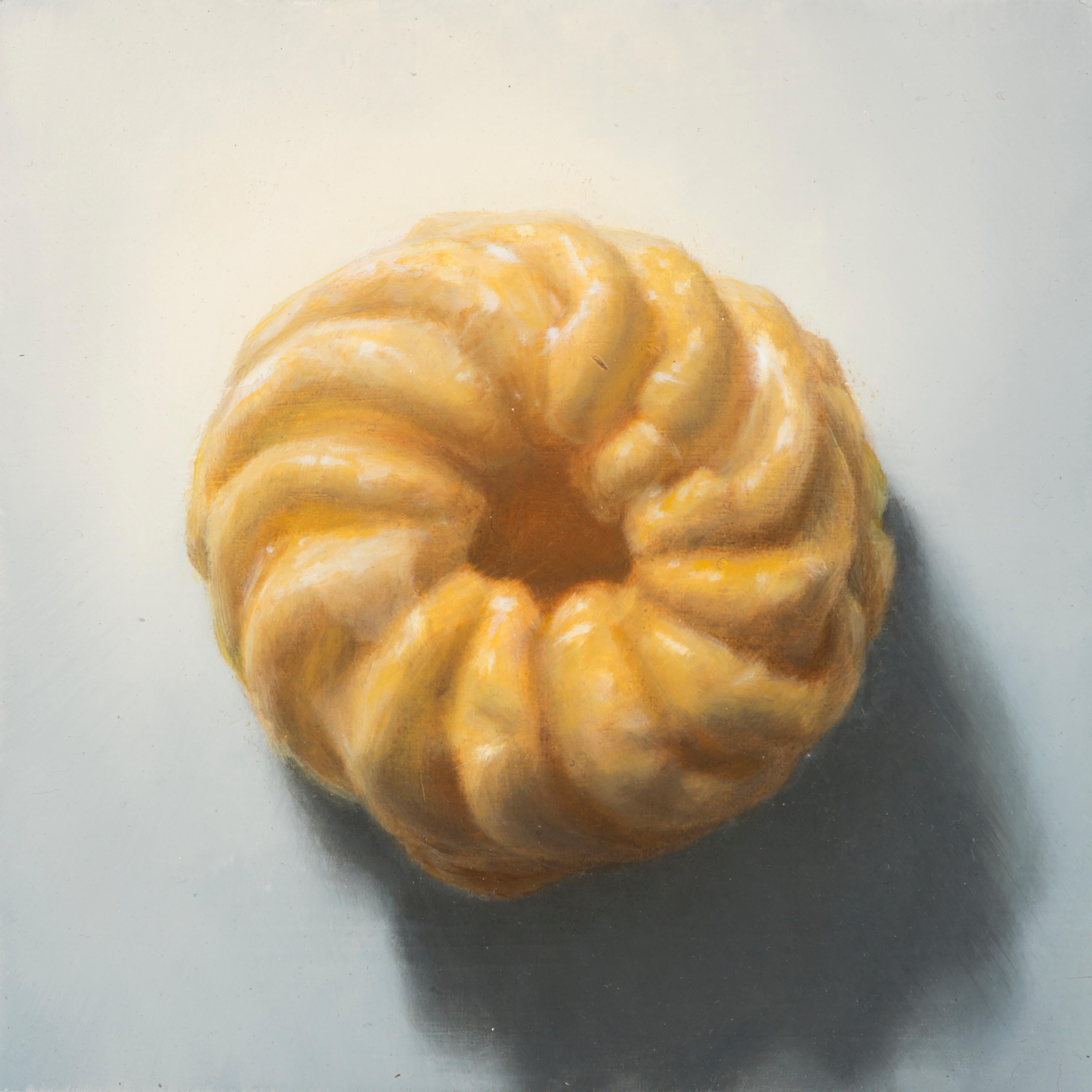 Gregory Block Figurative Painting - "Cruller" Oil Painting