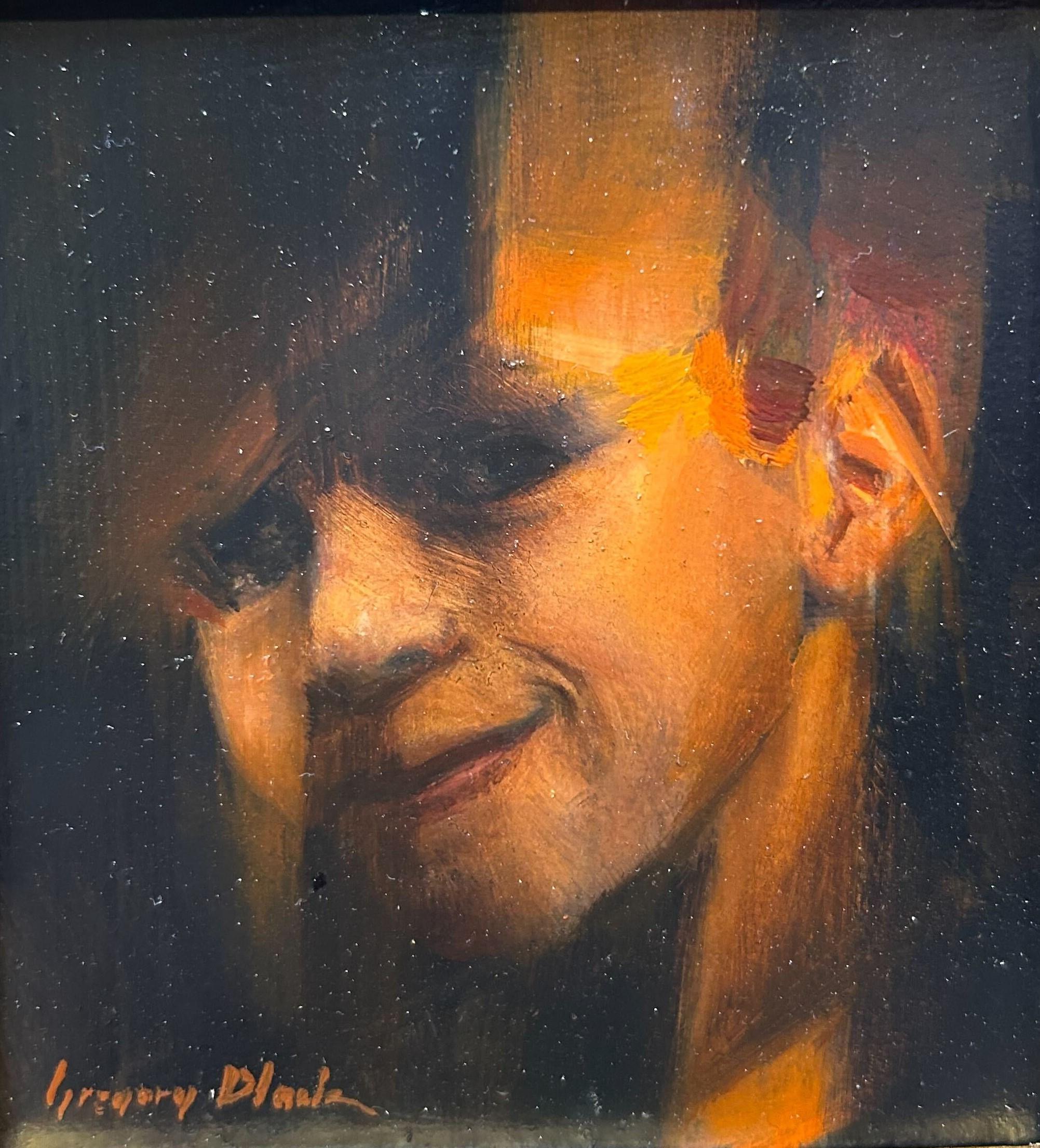 "Landon" (2025) Original Still Life Oil Portrait, Child Portrait