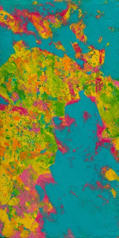 "Pintura en colores nº 6" (2024) Pintura acrílica original y abstracta