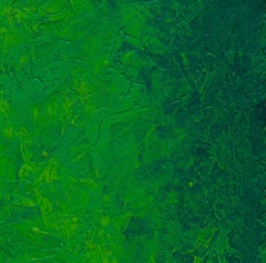"Pittura in verde" (2024) Pittura acrilica originale e astratta