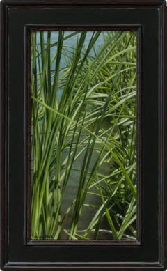 "Scherzo" Original Oil Painting, Pond Grasses
