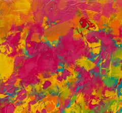 "Il cataclisma di Schrodinger" (2024) Pittura acrilica originale e astratta