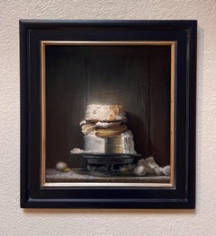 "Totem" - Realist Still-Life and Interior, Oil Painting on Board