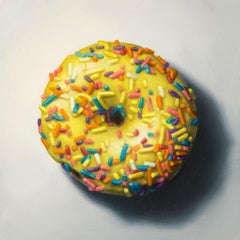""Saupoudrage jaune"", peinture à l'huile