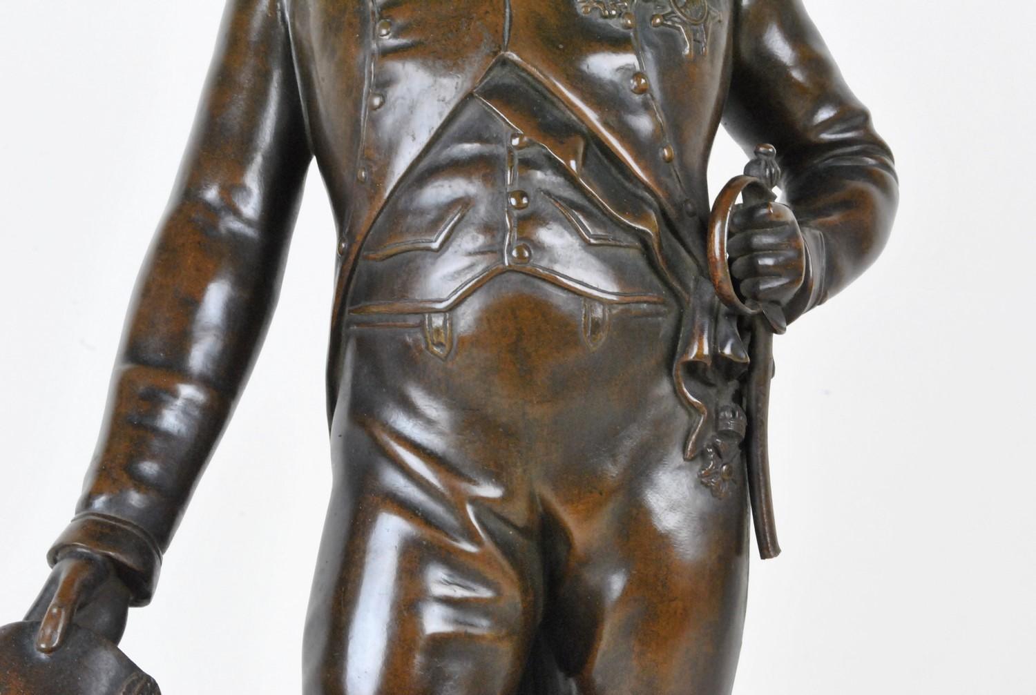 Gregory, Bonaparte Standing, Signed Bronze, 19th Century 5