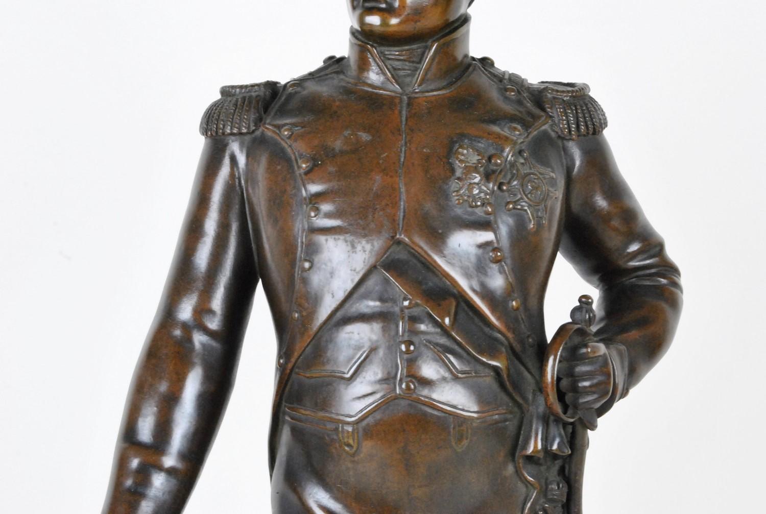 Gregory, Bonaparte Standing, Signed Bronze, 19th Century 8