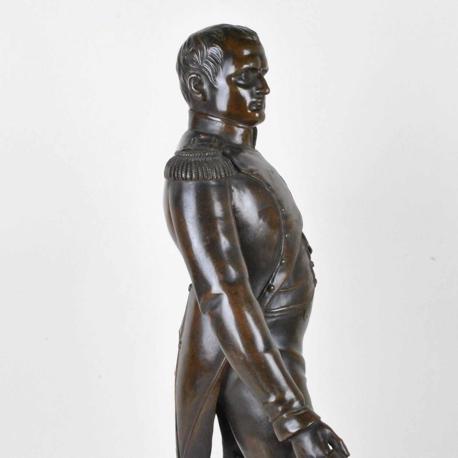 Gregory, Bonaparte Standing, Signed Bronze, 19th Century 9