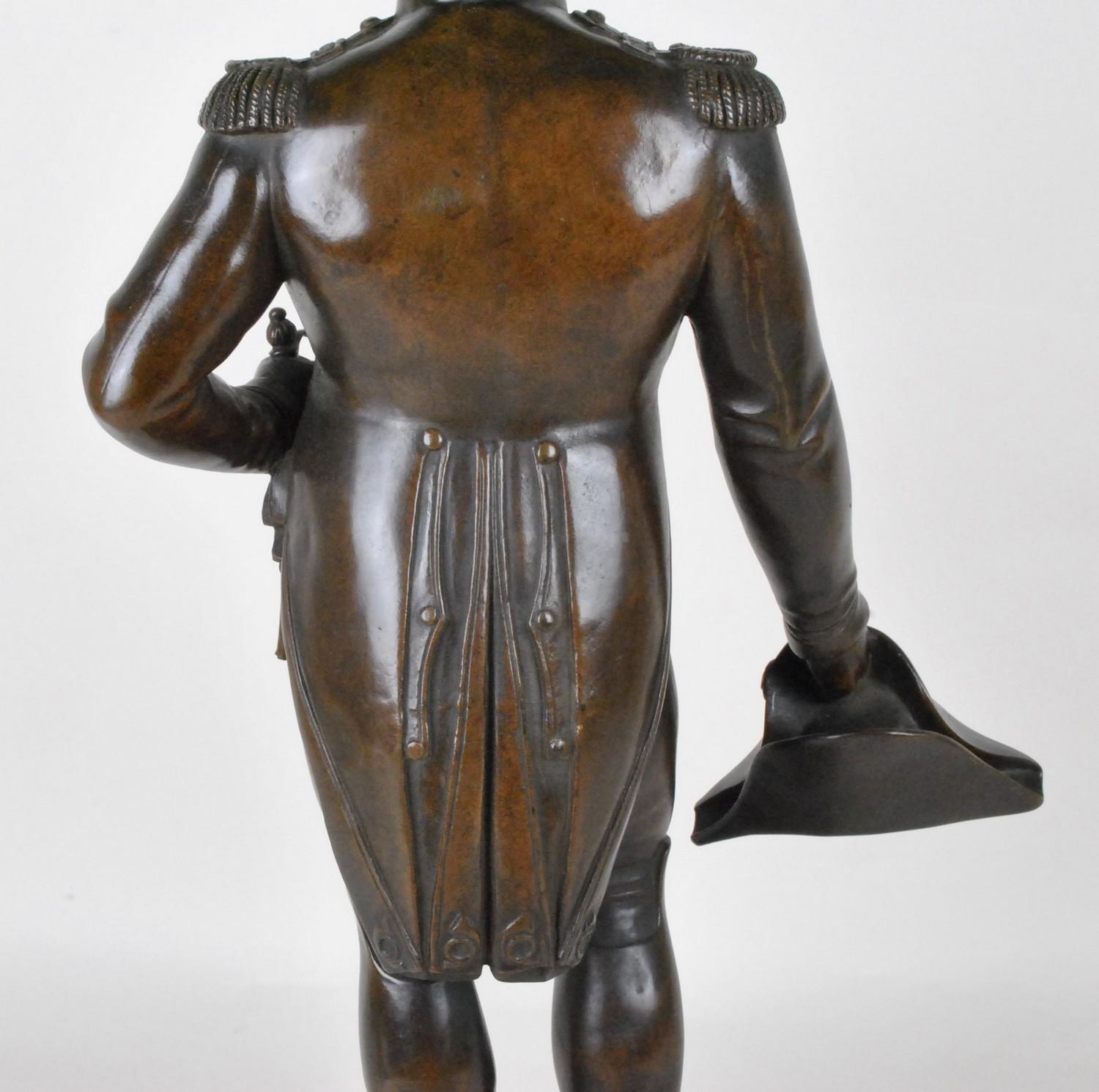 Gregory, Bonaparte Standing, Signed Bronze, 19th Century 11