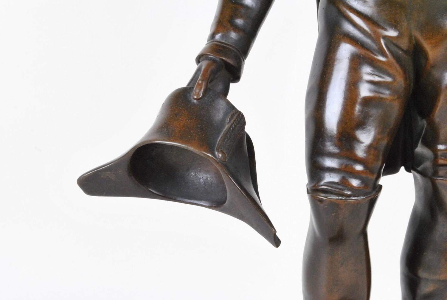 Gregory, Bonaparte Standing, Signed Bronze, 19th Century 4