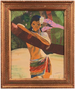 'Tropical Beach Beauty', Long Beach Art Association, Fiji, Pacific, South Seas