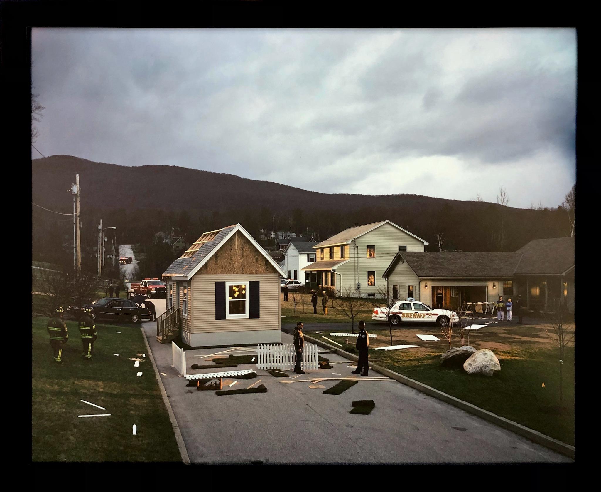 Gregory Crewdson Landscape Photograph - UNTITLED (HOUSE IN THE ROAD)