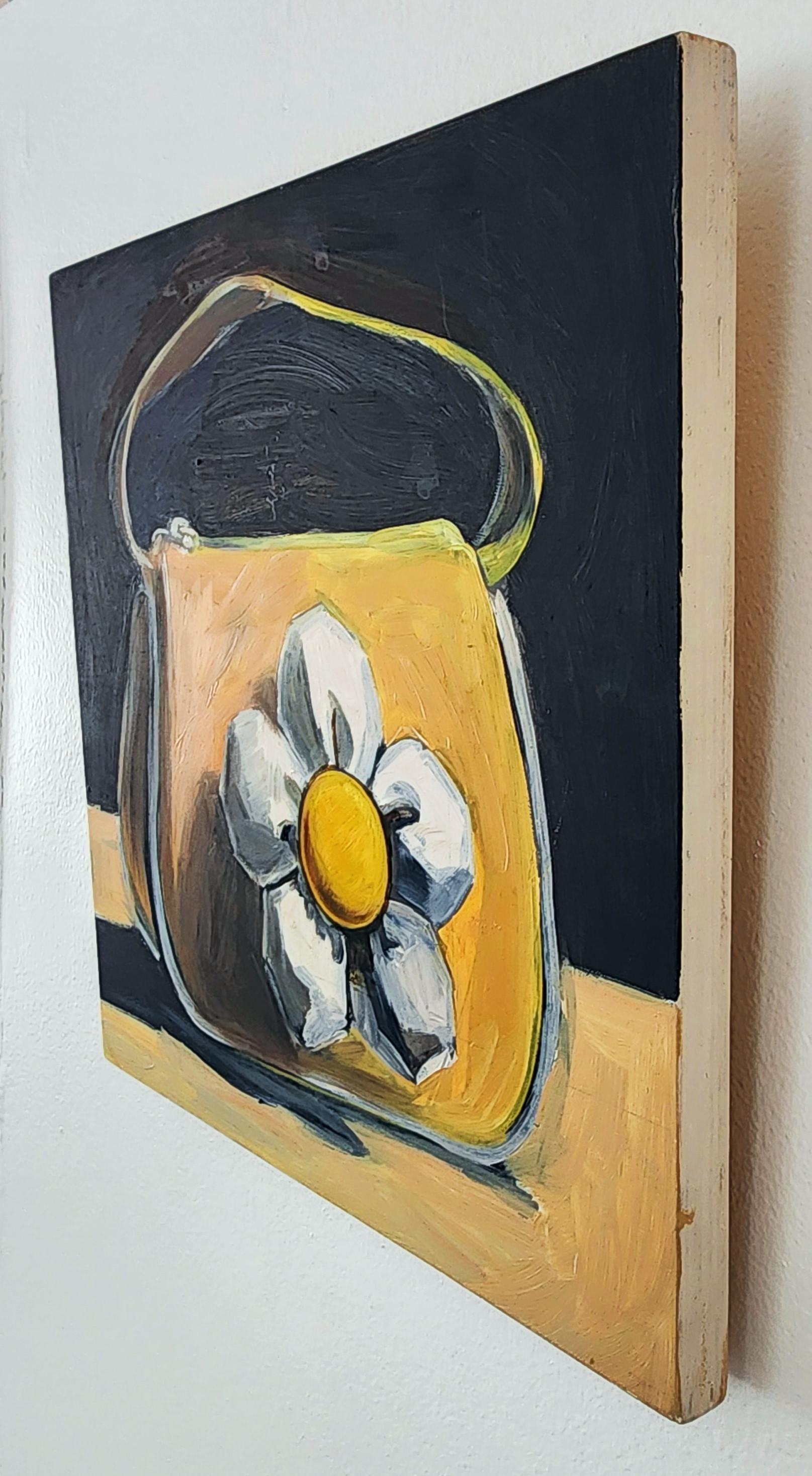 Gregory Eltringham
Flower Handbag
Acrylic on Panel
Year: 2005
Size: 12x12.5x1in
Signed and dated by hand
COA provided
Ref.: 924802-1708

Tags: Yellow, Handbag, Flower, Daisy, Black, Modern, Mid-Century 

Gregory Eltringham is a painting professor,