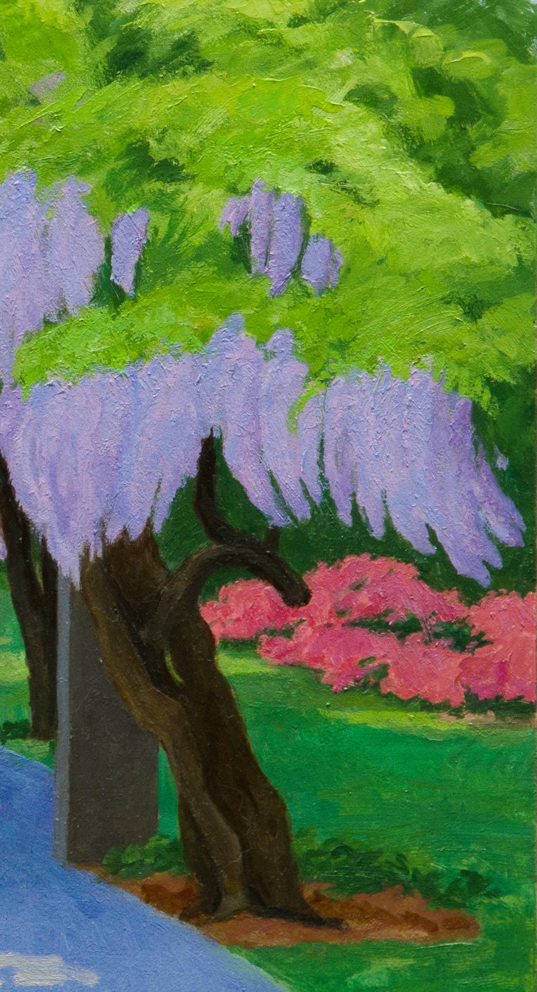 wisteria tree painting
