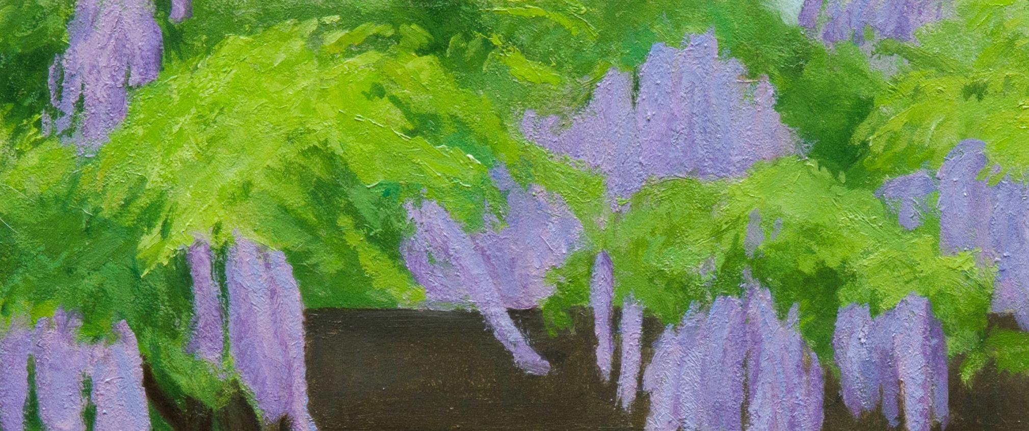 wisteria willow tree painting