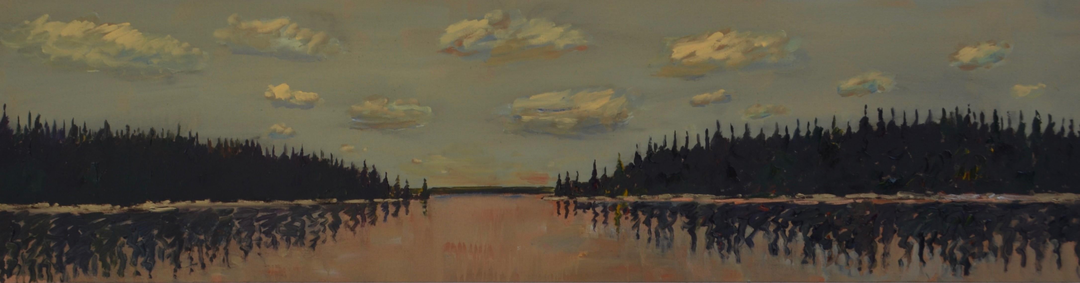 Gregory Hardy Landscape Painting - Passage Towards Dusk