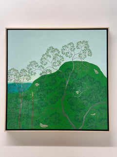 Clear Afternoon August Wyatt Mt - Blue Sky Mountains Virginia Landscape, 2023
