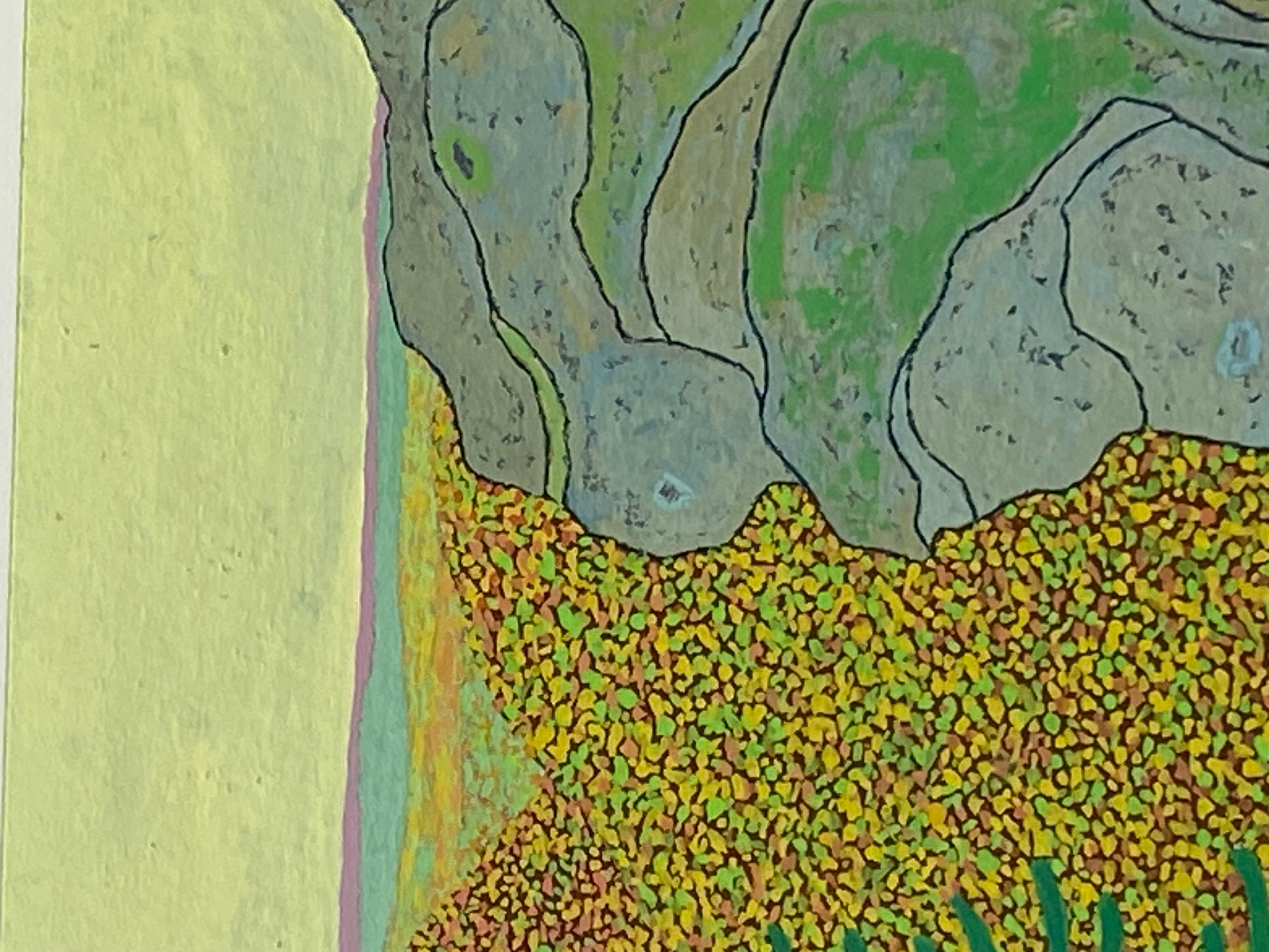 High Ridge - October Landscape Mountain Pine Yellow Autumn Leaves Virginia, 2020 For Sale 8