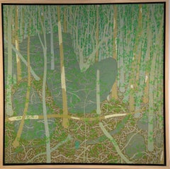 Old Hemlock Stand and New Growth - Brown Green Virginia Forest Landscape Trees