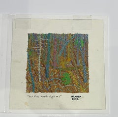 Old Pine March Wyatt Mountain - Virginia Forest Landscape Brown Woods, 2022