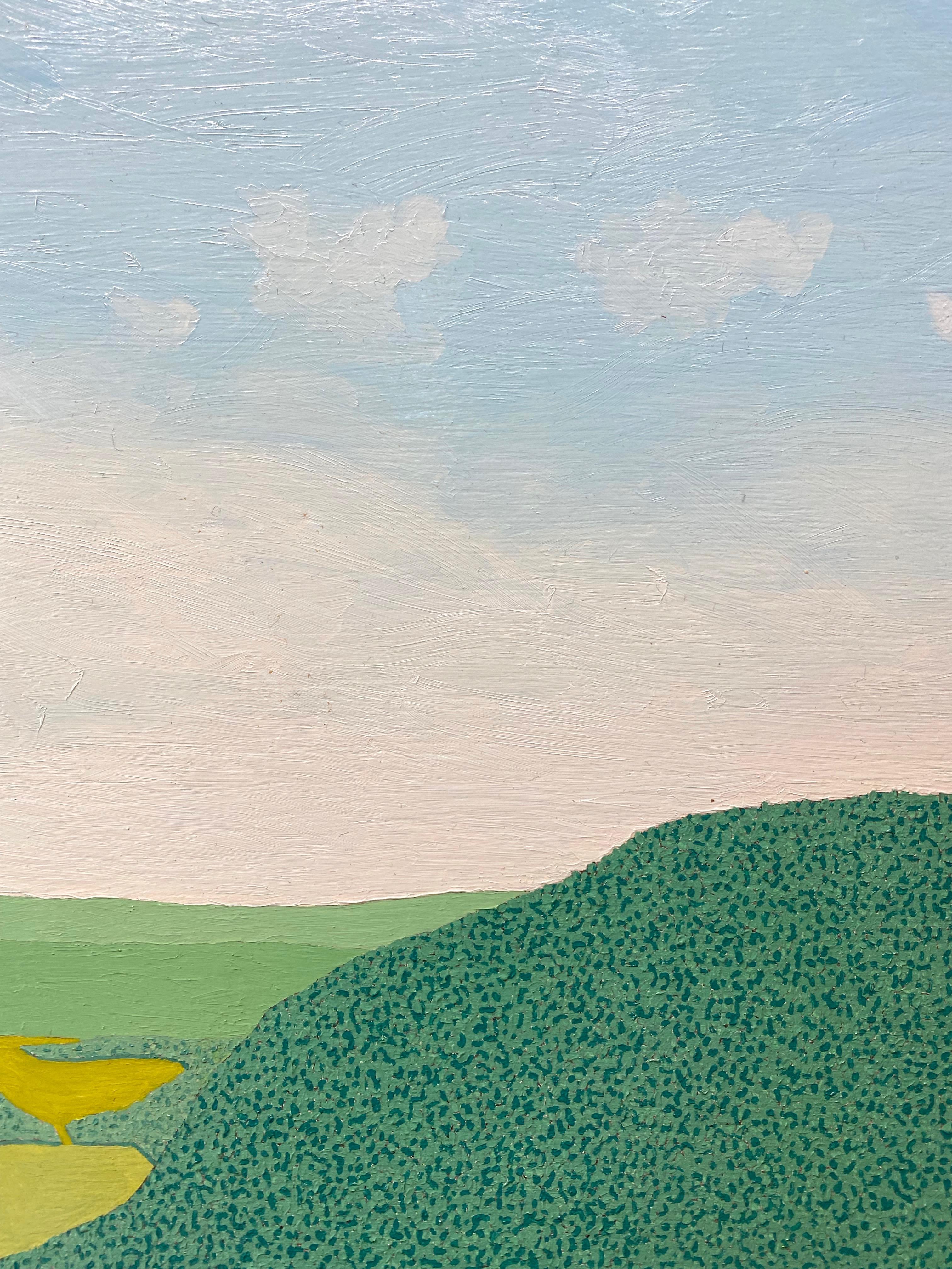 Ridge View Wyatt Mt - Blue Sky Clouds Trees Virginia Mountains Landscape, 2013 For Sale 2