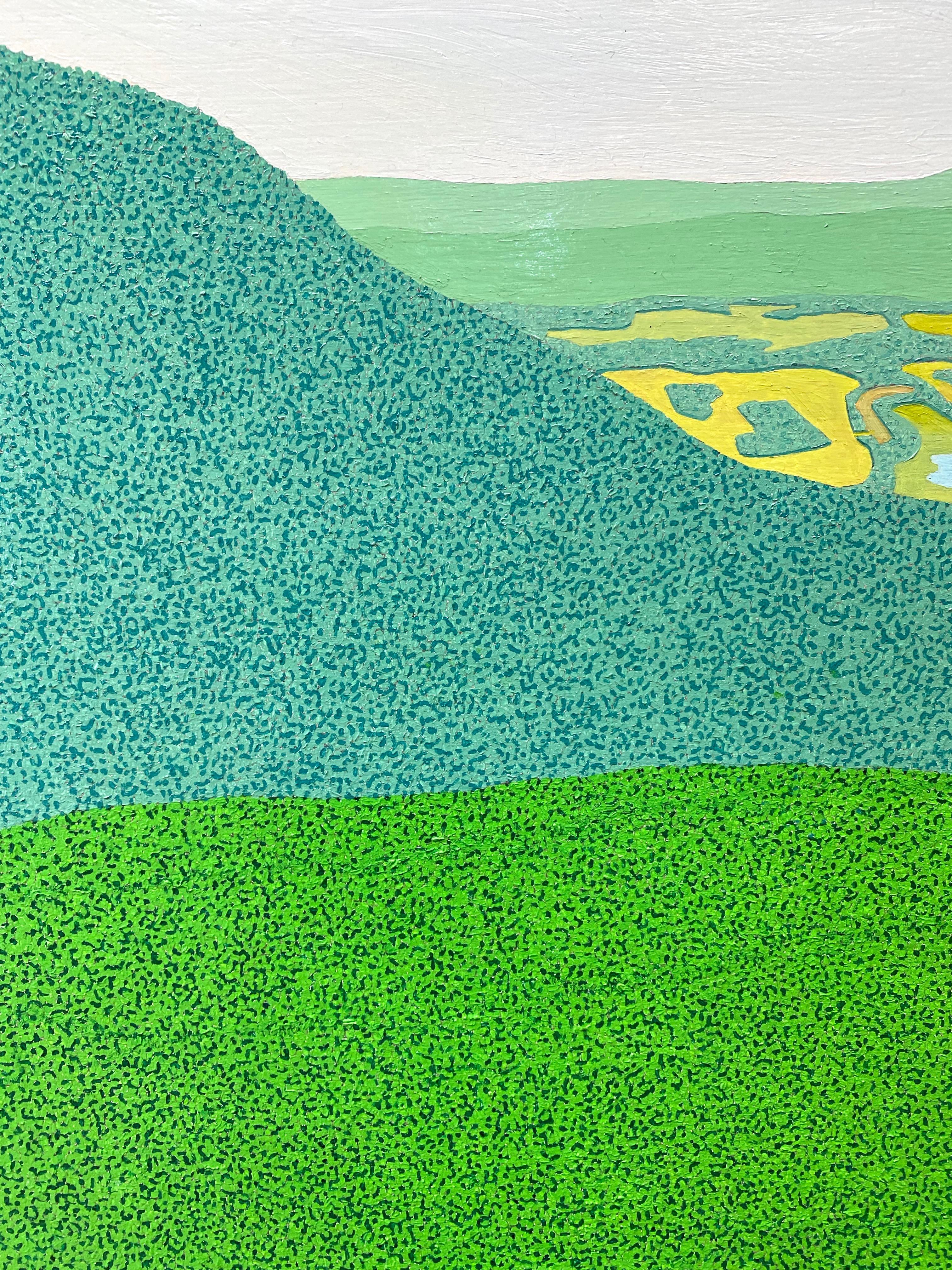 Ridge View Wyatt Mt - Blue Sky Clouds Trees Virginia Mountains Landscape, 2013 For Sale 4