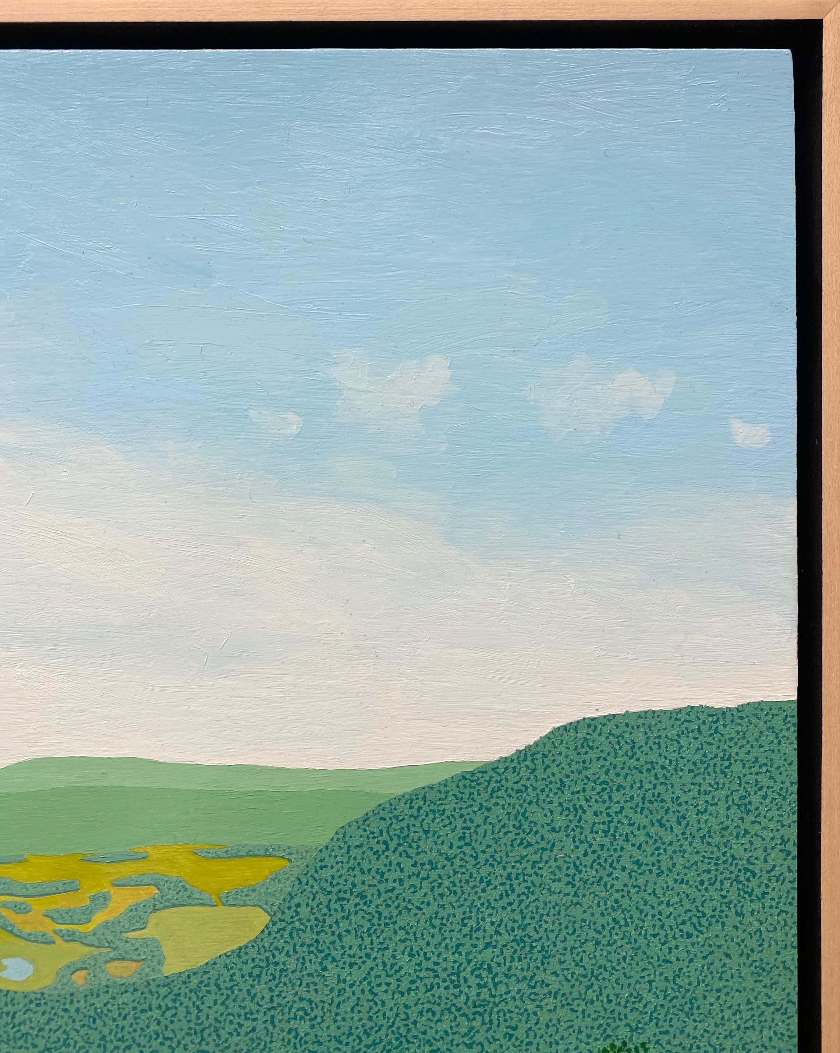 Ridge View Wyatt Mt, Landscape, Blue Sky, Clouds, Trees, Mountains, Virginia For Sale 8