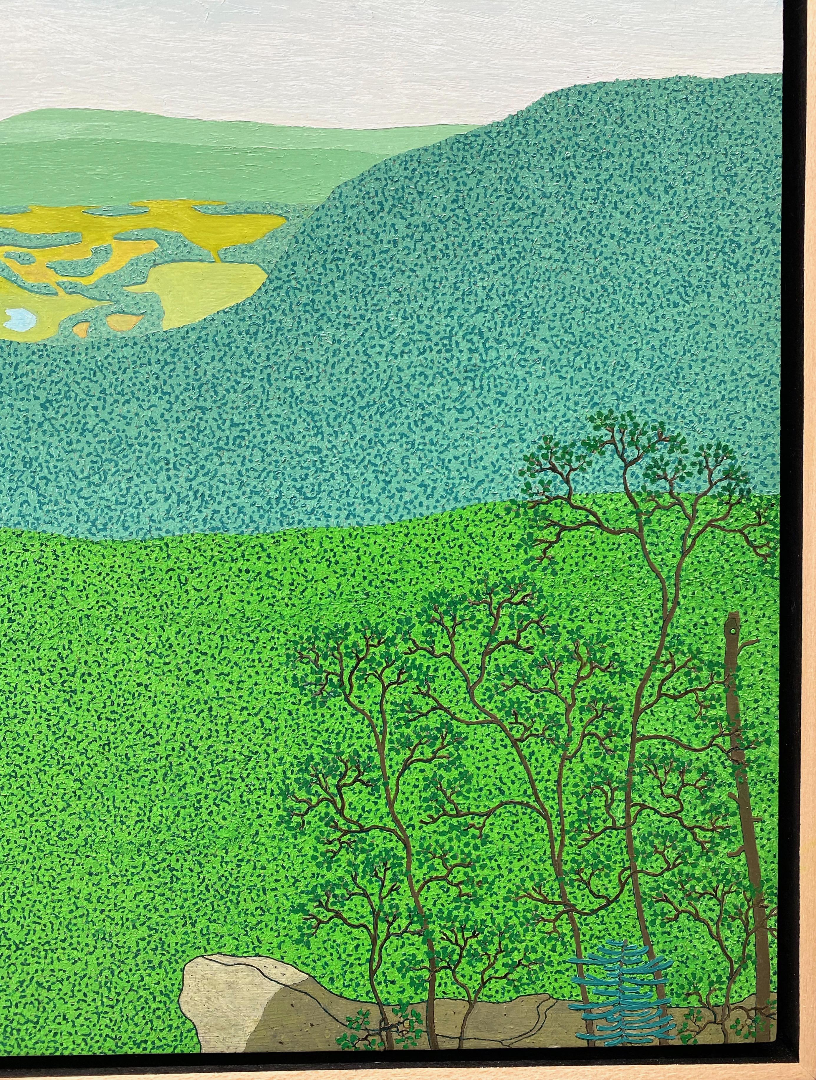 Ridge View Wyatt Mt, Landscape, Blue Sky, Clouds, Trees, Mountains, Virginia For Sale 9