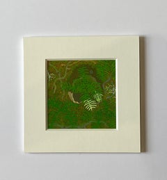 Stumpf und Farne Mai Wyatt Mt. - Wald Landschaft Grün Pflanzen Blätter, 2018