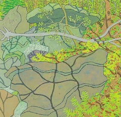 Summer Cascade Wyatt Mt. - Green Virginia Forest Landscape Trees Rocks, 2020